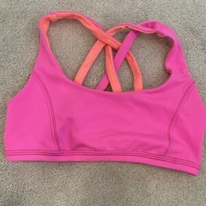 Ivivva By Lululemon pink reversible bra no size